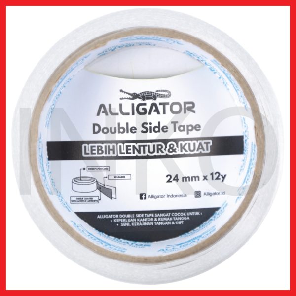 ALLIGATOR DOUBLE SIDE TAPE 24MMX12Y