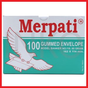 ginee_20260911160445915_8685579301.jpg KIKY AMPLOP MERPATI 100 GUMMED ENVELOPE 110 60GR