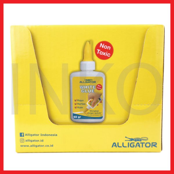 ALLIGATOR LEM PVAC WHITE GLUE 60GR