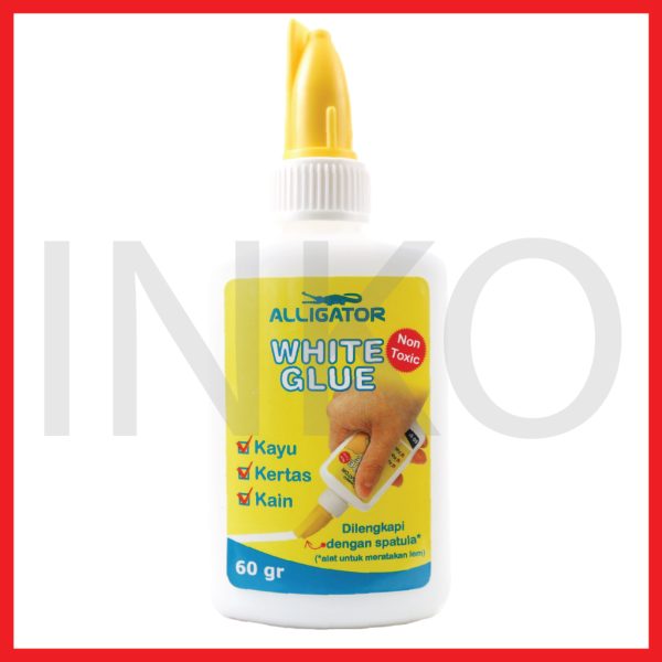 ALLIGATOR LEM PVAC WHITE GLUE 60GR