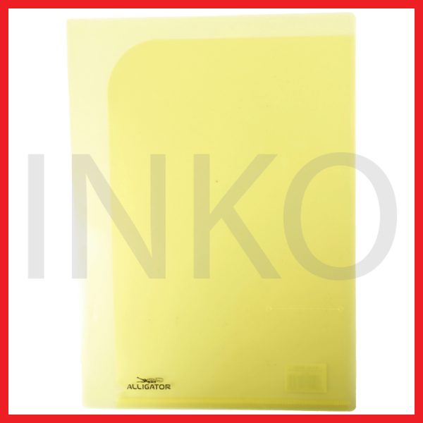ALLIGATOR A4 DOUBLE FILE YELLOW
