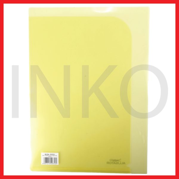 ALLIGATOR A4 DOUBLE FILE YELLOW