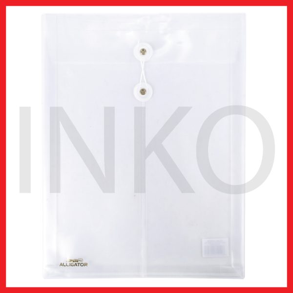 ALLIGATOR A4 FILE TIE TRANSPARENT