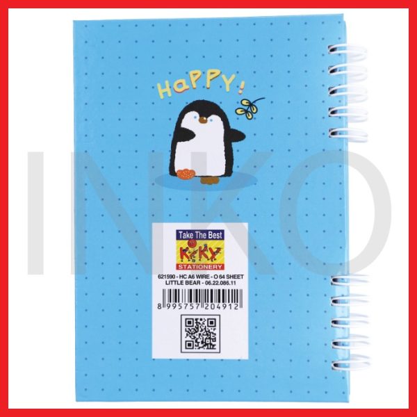 ginee_20260911165410796_3870622907.jpg KIKY HARD COVER A6 WIRE 64SHEET