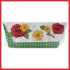 OKEY LUNCHBOX 18.3X11X5 FLOWER VINTAGE 100PCS