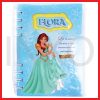 KIKY A6 HARD COVER WIRE O WITH ORNAMENT IN HOLE FLORA