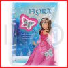 KIKY A6 HARD COVER WIRE O WITH ORNAMENT IN HOLE FLORA