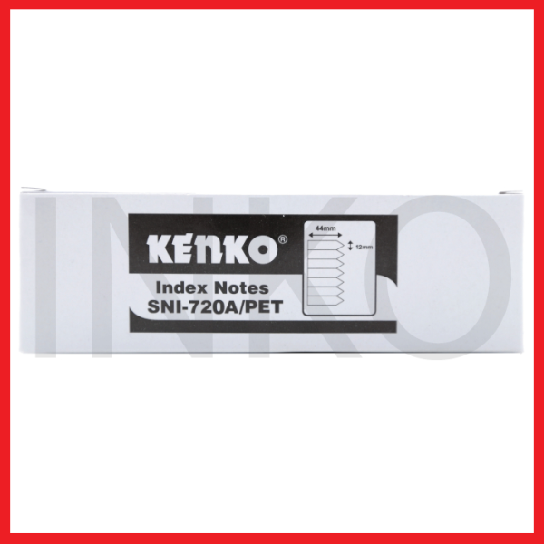 KENKO INDEX NOTES PET TRANSPARENT 7X20SHEETS