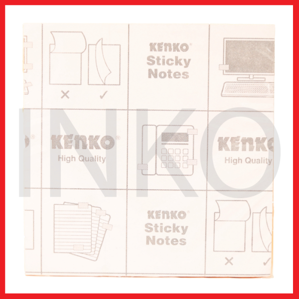 ginee_20260912123124869_1029199926.png KENKO STICKY NOTES 75MM X 75MM 80 SHEETS NEON COLOR
