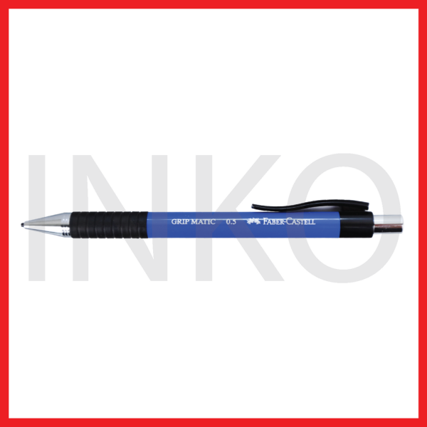 ginee_20260912134224305_7174793057.png FABER CASTELL MECHANICAL PENCIL GRIP MATIC 1318 0.5 BLUE 1PCS