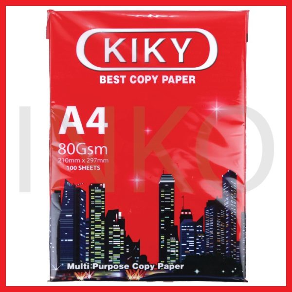 ginee_20260912135134382_8538586386.jpg KIKY A4 COPY PAPER 80 GSM 100SHEETS