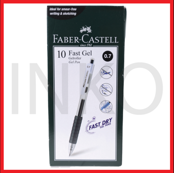 ginee_20260912141101806_2458679223.png FABER CASTELL FAST GEL 0.7 BLACK 1PCS