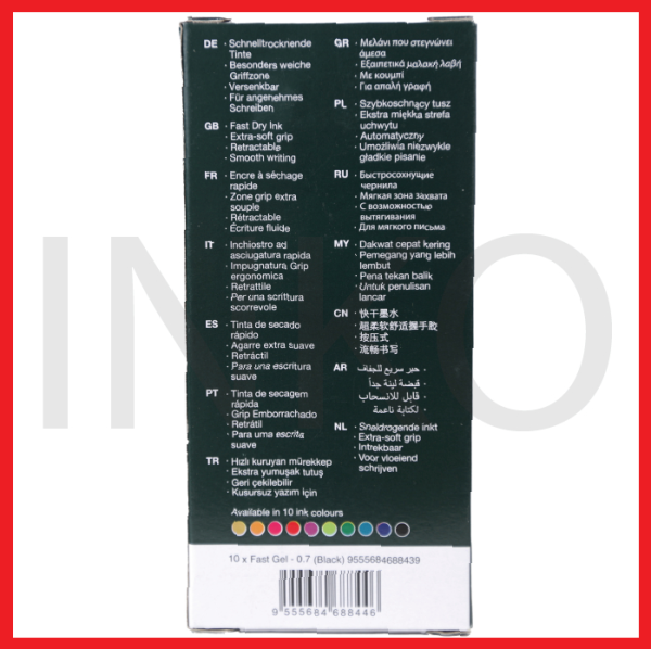 ginee_20260912141108628_0538047705.png FABER CASTELL FAST GEL 0.7 BLACK 1PCS
