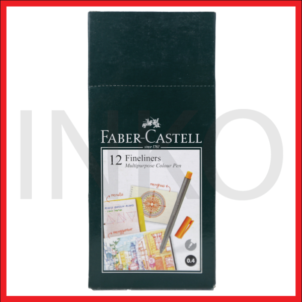 ginee_20260912142339006_4202460194.png FABER CASTELL FINELINER CLIP CAP DARK PINK INK 1PCS