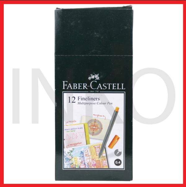 FABER CASTELL FINELINER CLIP CAP LAGOON INK 1PCS