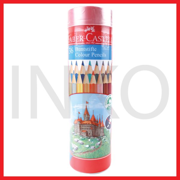 ginee_20260912150539978_8430783658.jpg FABER CASTELL COLOUR PENCILS IN ROUND TIN 36L