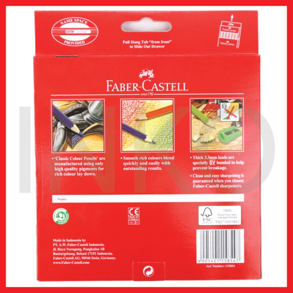ginee_20260912151317060_0912158171.jpg FABER CASTELL CLASSIC COLOUR PENCILS 24L