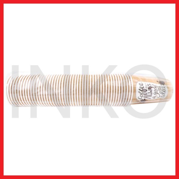 OKEY HOT PAPERCUP 6.5 OZ 50PCS