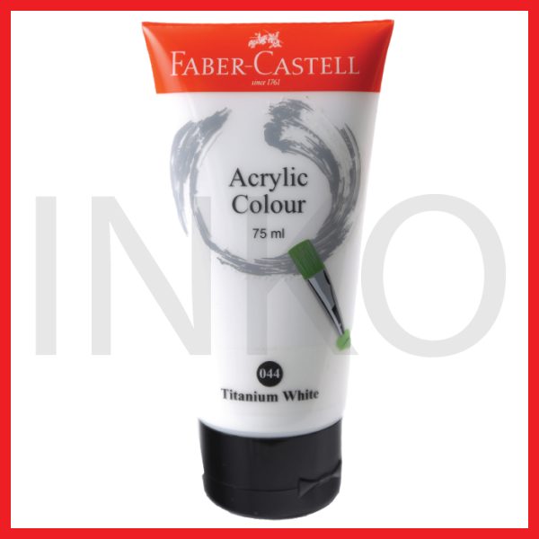 ginee_20260912153138305_5967692866.jpg FABER CASTELL ACRYLIC COLOUR TITANIUM WHITE 75ML