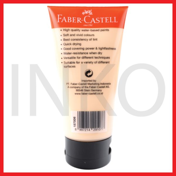 FABER CASTELL ACRYLIC COLOUR FLESH TINT 75ML