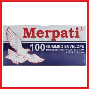ginee_20260912154630023_5111022097.jpg KIKY AMPLOP MERPATI 100 GUMMED ENVELOPE 90 80GR