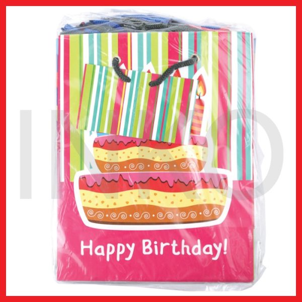 OKEY KRAFT PAPER BAG B BRITHDAY WISHES