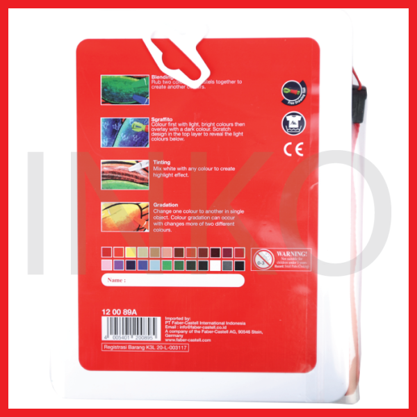 ginee_20260912165931683_4335903045.png FABER CASTELL HEXAGONAL OIL PASTEL 24 PLASTIC BAG