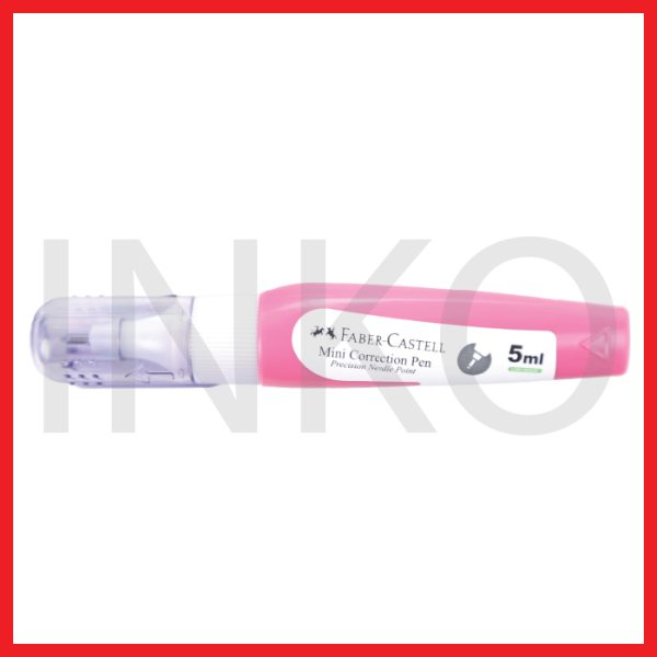 ginee_20260912170332573_6690029506.jpg FABER CASTELL CORRECTION PEN MINI BAR PINK 5ML