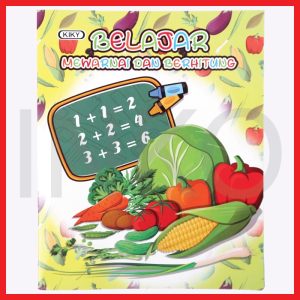 KIKY BUKU MEWARNAI DAN BERHITUNG KECIL