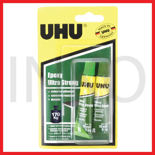 UHU HOUSEHOLD EPOXY ULTRA STRONG 2X10ML