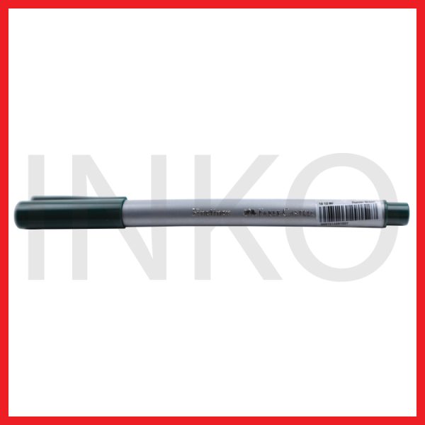 FABER CASTELL FINELINER CLIP CAP HUNTER GREEN INK 1PCS