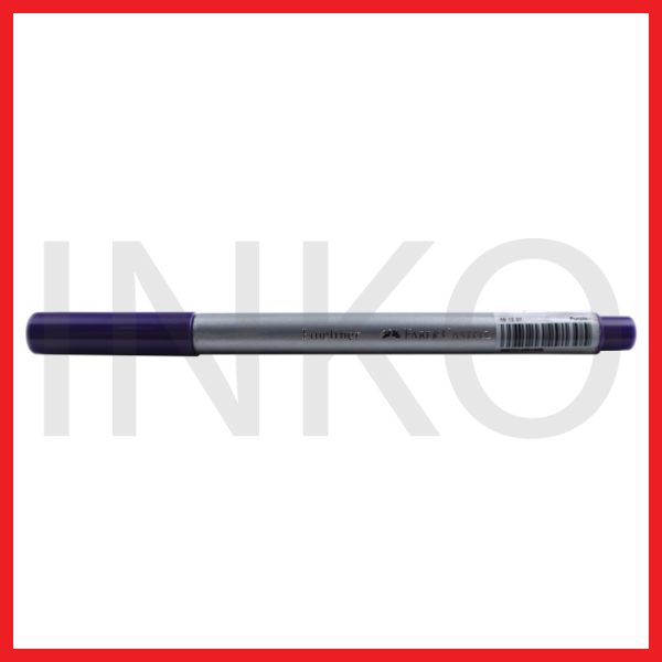 ginee_20260914144853287_9763692636.jpg FABER CASTELL FINELINER CLIP CAP PURPLE INK 1PCS