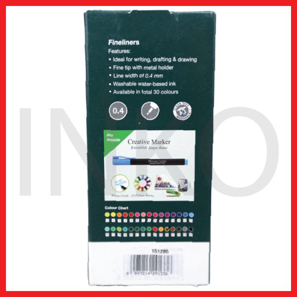 FABER CASTELL FINELINER CLIP CAP SAND INK 1PCS