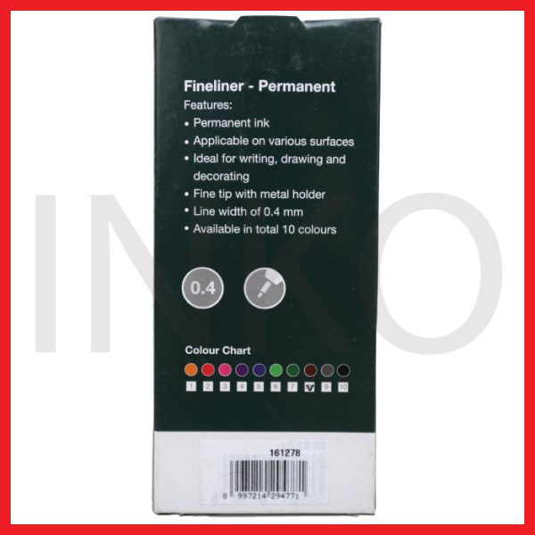 ginee_20260914152418473_9781129460.jpg FABER CASTELL FINELINER PERMANENT BROWN INK 1PCS