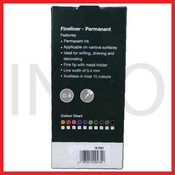 FABER CASTELL FINELINER PERMANENT GREEN INK 1PCS