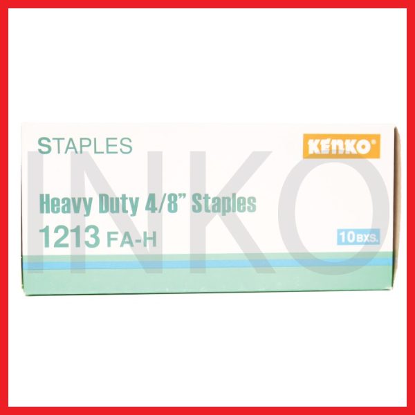 KENKO STAPLES HEAVY DUTY 4 8 STAPLES NO.1213 1000 STAPLES 10BOX