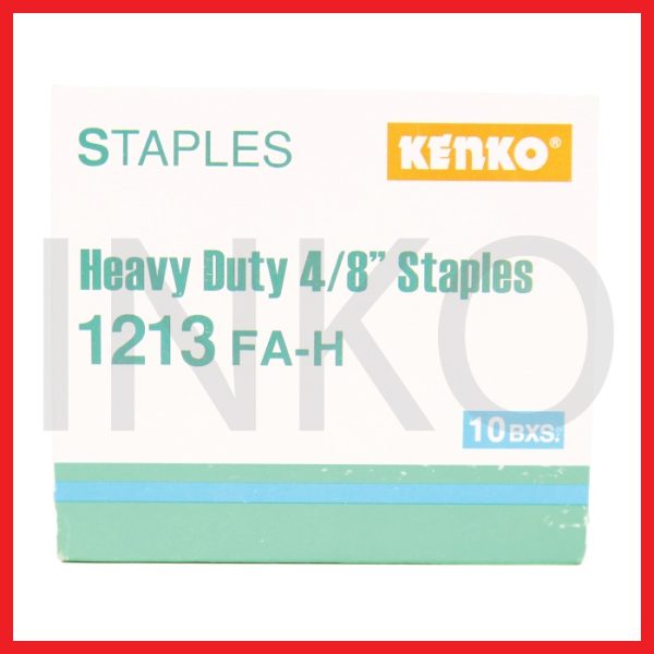 KENKO STAPLES HEAVY DUTY 4 8 STAPLES NO.1213 1000 STAPLES 10BOX