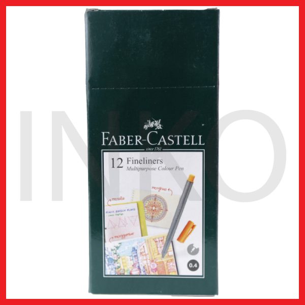 ginee_20260914153003197_9096029974.jpg FABER CASTELL FINELINER PERMANENT GREY INK 1PCS