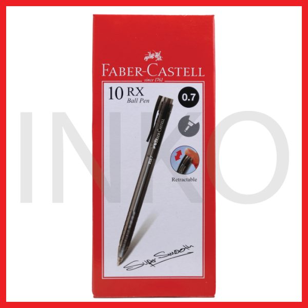 FABER CASTELL BALLPOINT RX 0.7 MM BLACK INK 1PCS