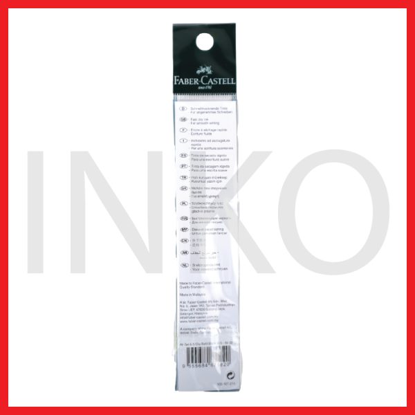 FABER CASTELL REFILL FAST DRY GEL 0.5 BLACK