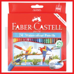 FABER CASTELL WATERCOLOUR PENCILS 24L