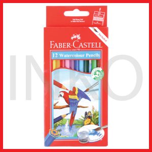 FABER CASTELL WATERCOLOUR PENCILS 12L
