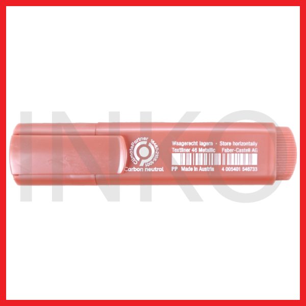 FABER CASTELL TEXTLINER 46 METALLIC GLORIOUS RED