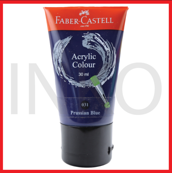 ginee_20260915095114066_9773340283.png FABER CASTELL ACRYLIC COLOUR PRUSSIAN BLUE 30ML