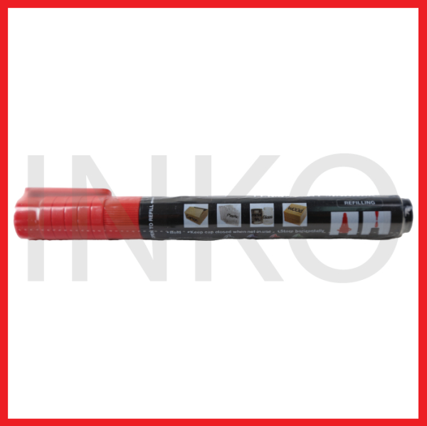 ginee_20260915141501803_1270635541.png FABER CASTELL ECO PERMANENT MARKER II RED INK 1PCS