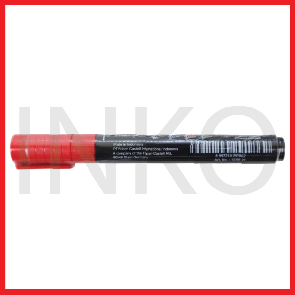 ginee_20260915141509886_2499864184.png FABER CASTELL ECO PERMANENT MARKER II RED INK 1PCS
