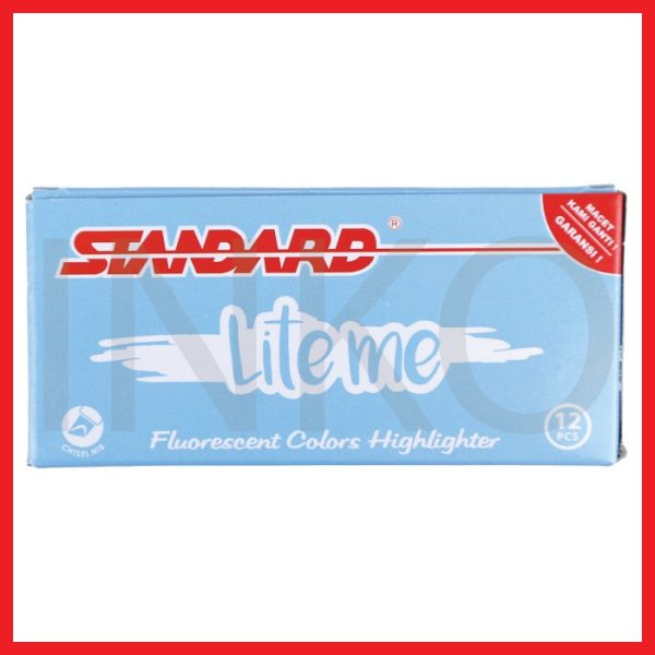 STANDARD LITE ME SQUARE HIGHLIGHTER 12PCS