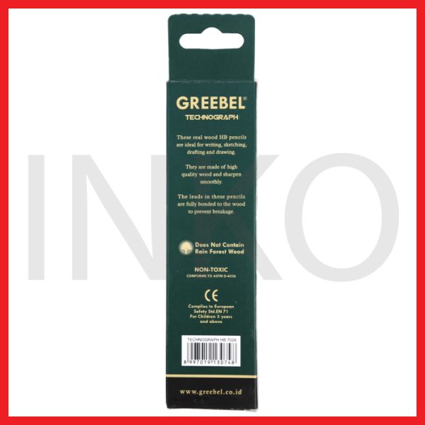 GREEBEL HB HEXAGONAL PENCIL 7026 12PCS