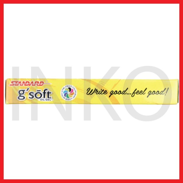 STANDARD G'SOFT OIL GEL 0.5 BLACK 12PCS