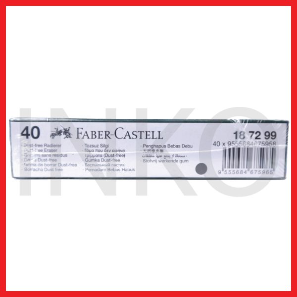 ginee_20260915154627412_5644446621.jpg FABER CASTELL ERASER DUST FREE SMALL BLACK 1PCS
